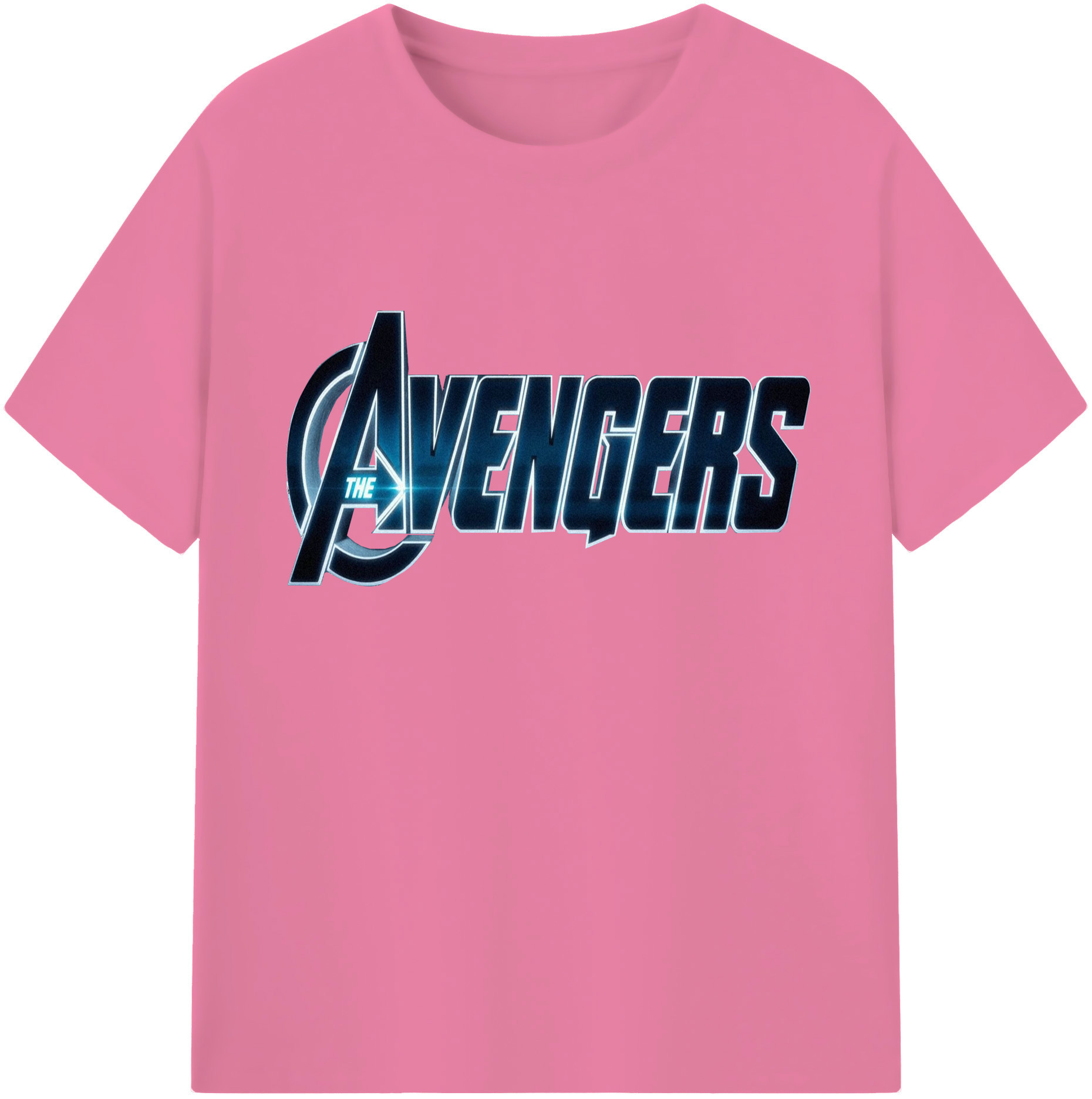（画像用） アベンジャーズ The Avengers 綿100％半袖Tシャツ（フロントプリント）